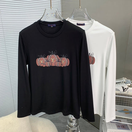 LONG-SLEEVE T-SHIRT BLACK COTTON 239578