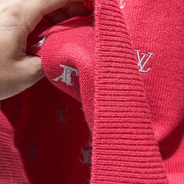 LV SWEATER IN RED WOOL 238798