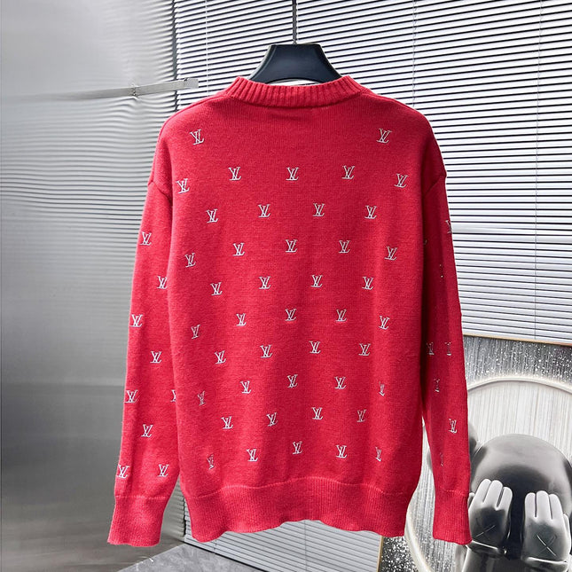 LV SWEATER IN RED WOOL 238798