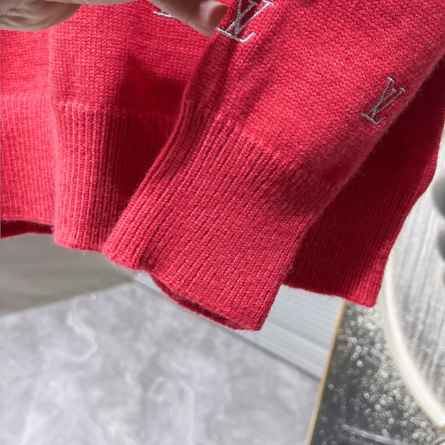 LV SWEATER IN RED WOOL 238798