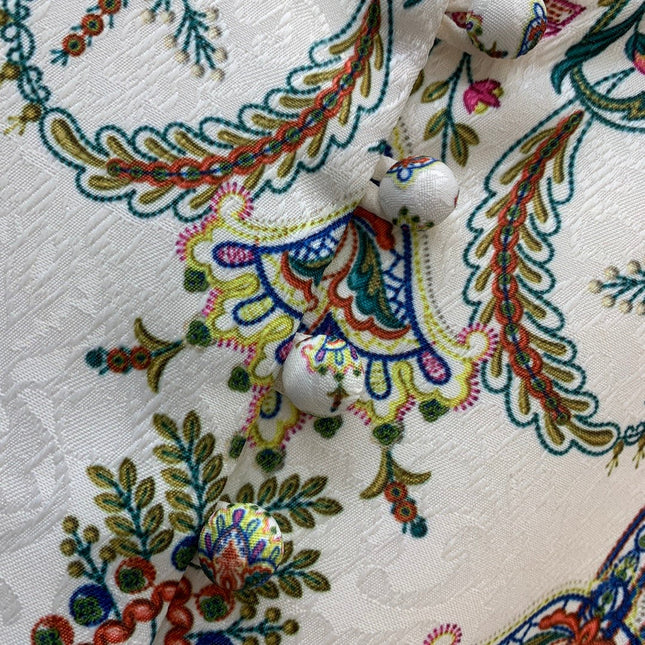 Zimmerman Midi Dress Beige Embroidered with Floral Patterns Cotton 226185