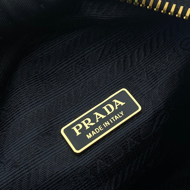 SMALL RECTANGULAR BAG 14 IN BLACK OIL WAX LAMBSKIN GOLD HARDWARE