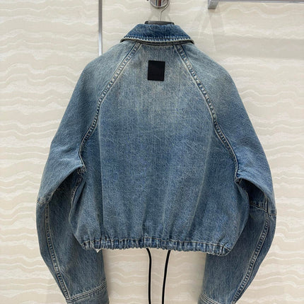 Loewe Jacket Blue Denim Fabric