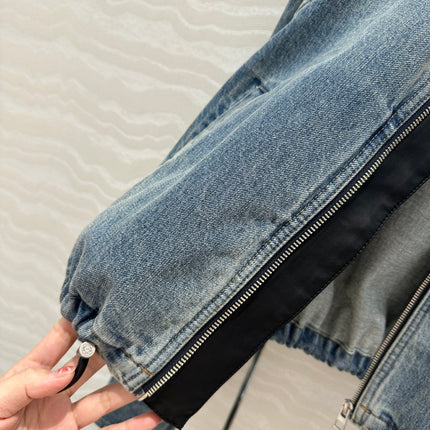 Loewe Jacket Blue Denim Fabric