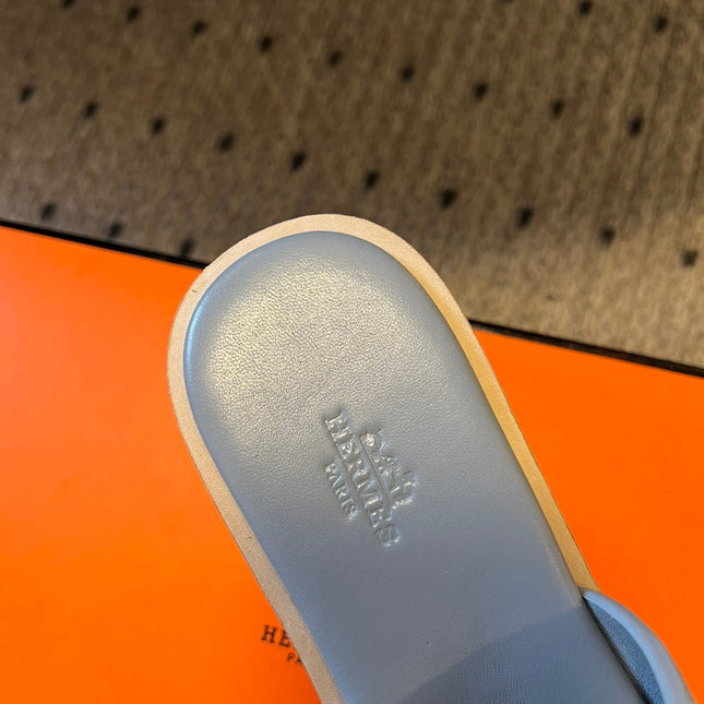 EZE SANDAL PLATFORM 85 MM IN TEAL BLUE SUEDE