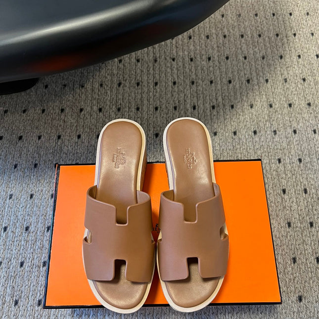 EZE SANDAL 85 MM IN BRONZE BROWN CALFSKIN