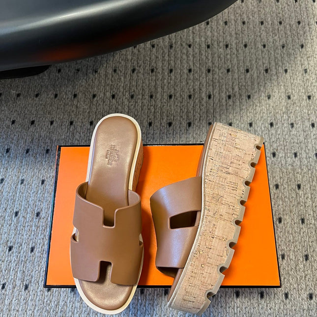 EZE SANDAL 85 MM IN BRONZE BROWN CALFSKIN