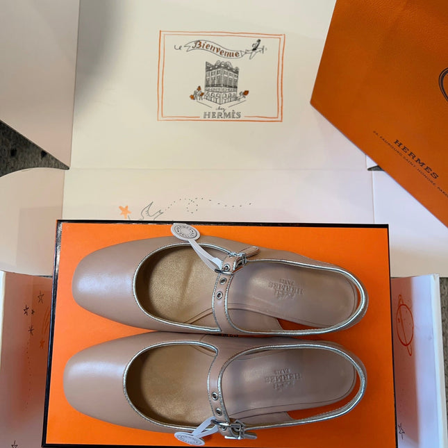 KLEO SLINGBACK IN CREPE PINK CALFSKIN