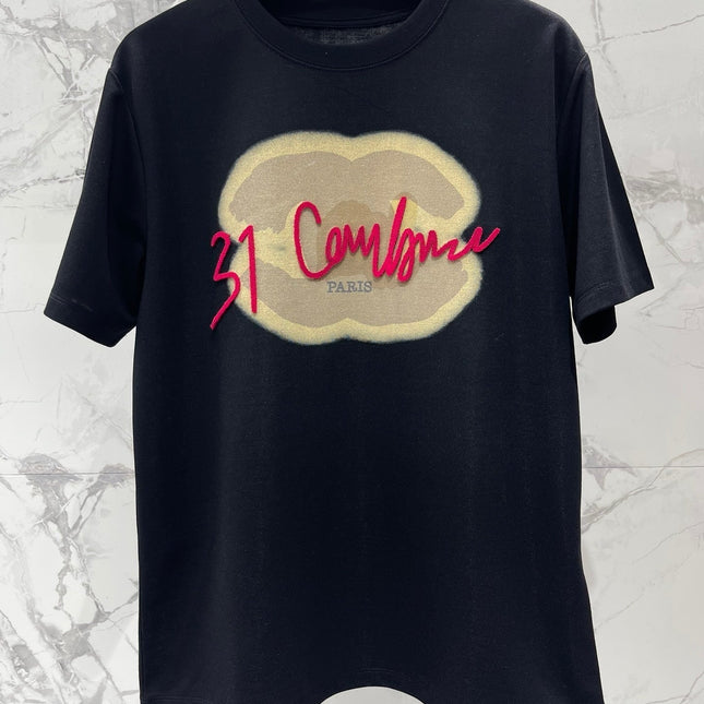 CC T-shirt In Black Cotton
