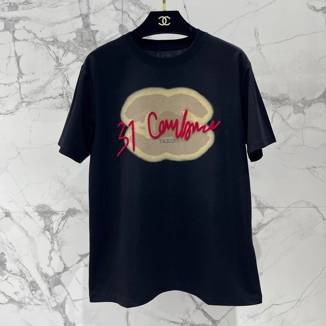 CC T-shirt In Black Cotton