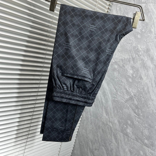 LV BLACK MONOGRAM TROUSERS 239489
