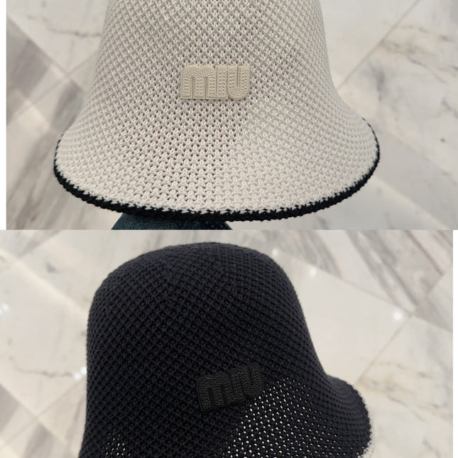 MM BUCKET IN WHITE MESH FABRIC