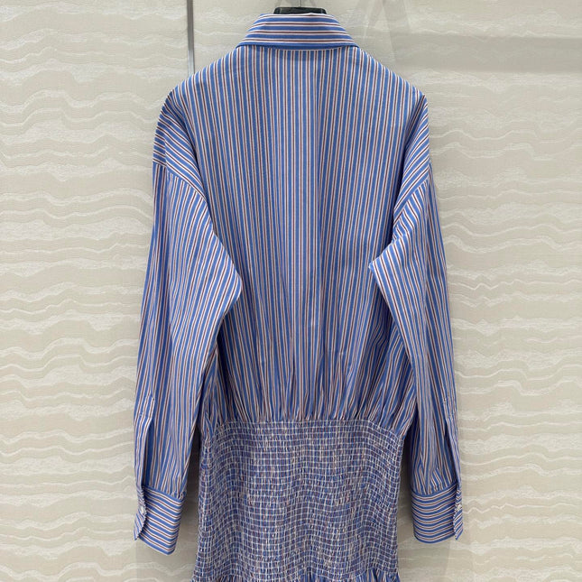 PRADA PREMIUM SHIRT DRESS WITH HIP-HUGGING DESIGN 276305