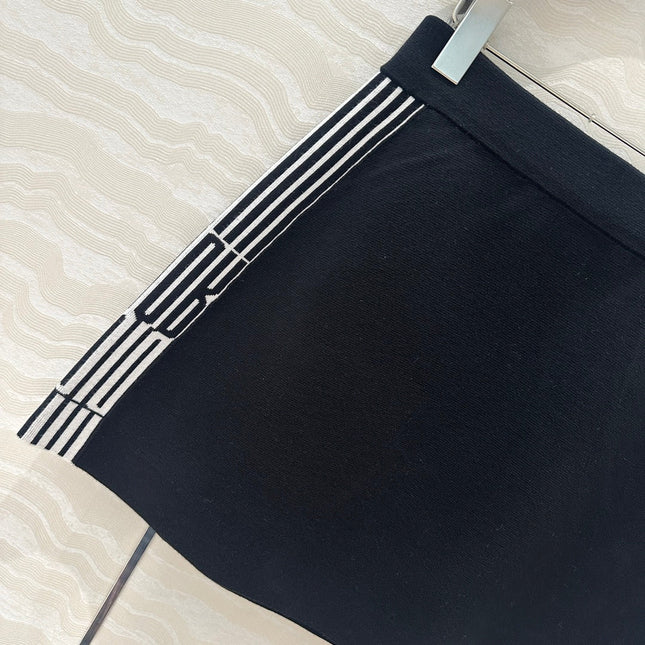 DIOR BLACK SPORTY MINI SKIRT