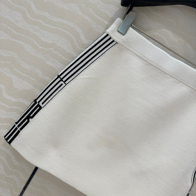 DIOR WHITE SPORTY MINI SKIRT