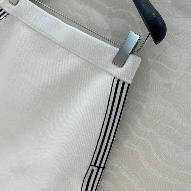 DIOR WHITE SPORTY MINI SKIRT