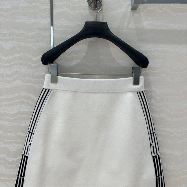DIOR WHITE SPORTY MINI SKIRT