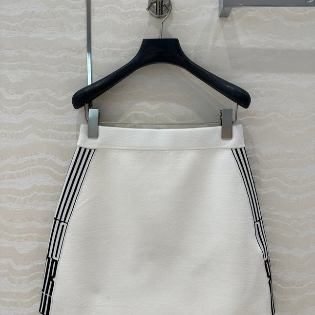DIOR WHITE SPORTY MINI SKIRT