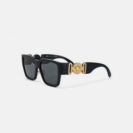 EMBOSSED LOGO MEDUSA BIGGIE SQUARE FRAME SUNGLASSES VE4483D IN ACETATE
