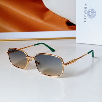 DAMIER PLAQUE RECTANGULAR FRAME SUNGLASSES MOD X15S IN METAL