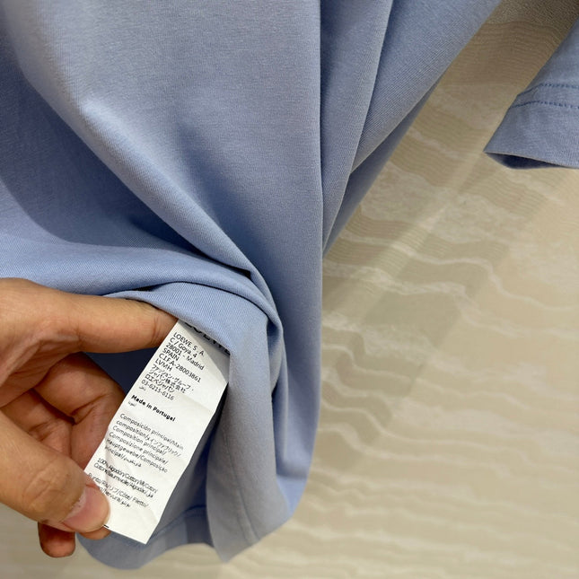 Loewe Short Sleeved T-shirt Blue Cotton