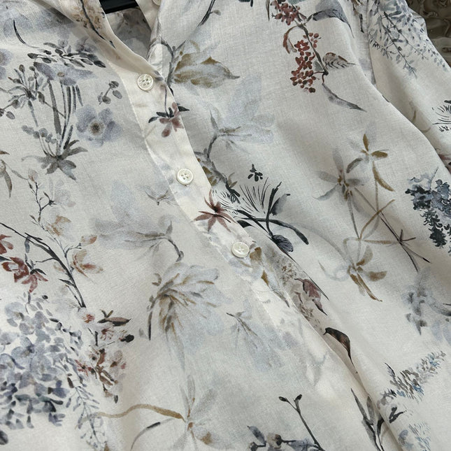 MILLEFIORI PRINT SHIRT 25S IN COTTON 266174