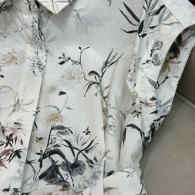 DR ELEGANT PRINT DRESS 25S IN COTTON 266188