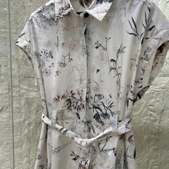 DR ELEGANT PRINT DRESS 25S IN COTTON 266188