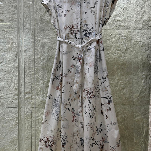 DR ELEGANT PRINT DRESS 25S IN COTTON 266188