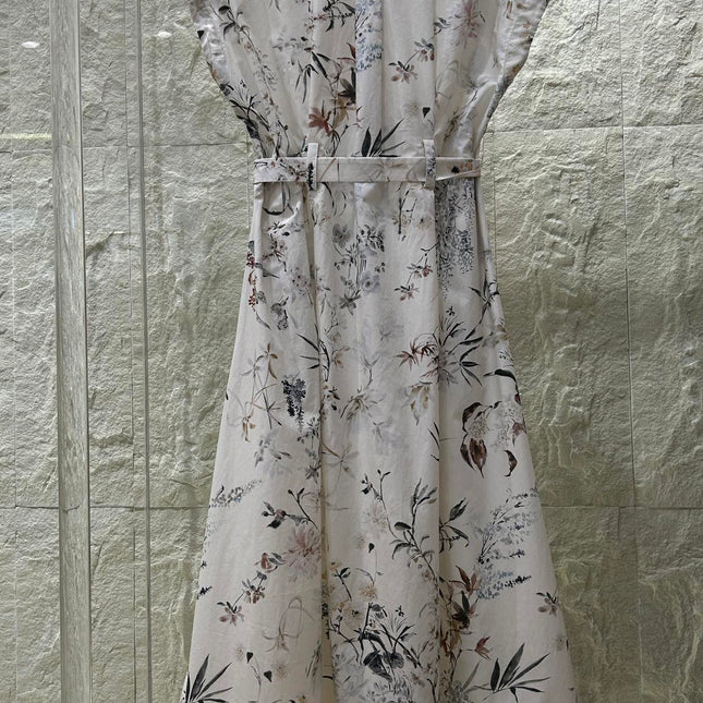 DR ELEGANT PRINT DRESS 25S IN COTTON 266188