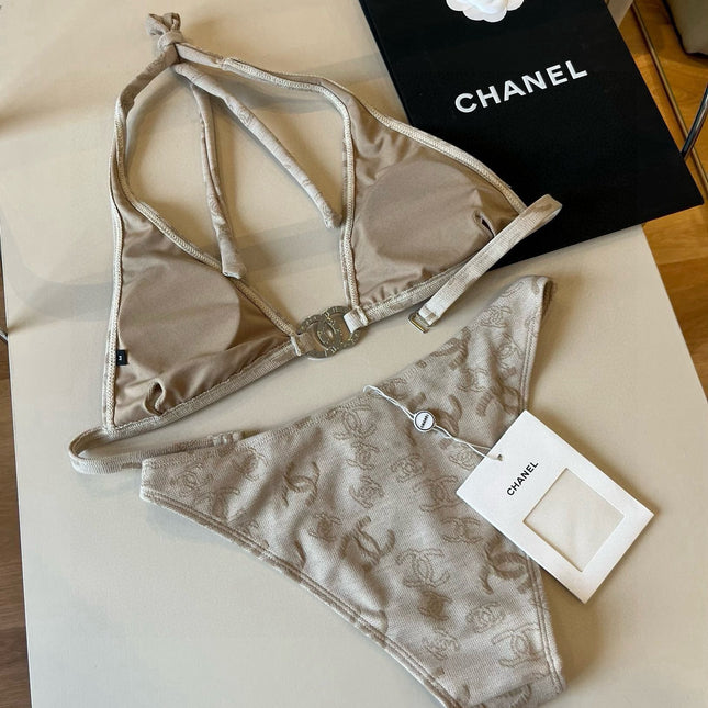 SWIMSUIT IN NUDE EMBROIDERED LOGO 604223