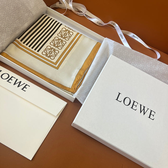 LOEWE 25S SCARF 90 IN SILK 667137