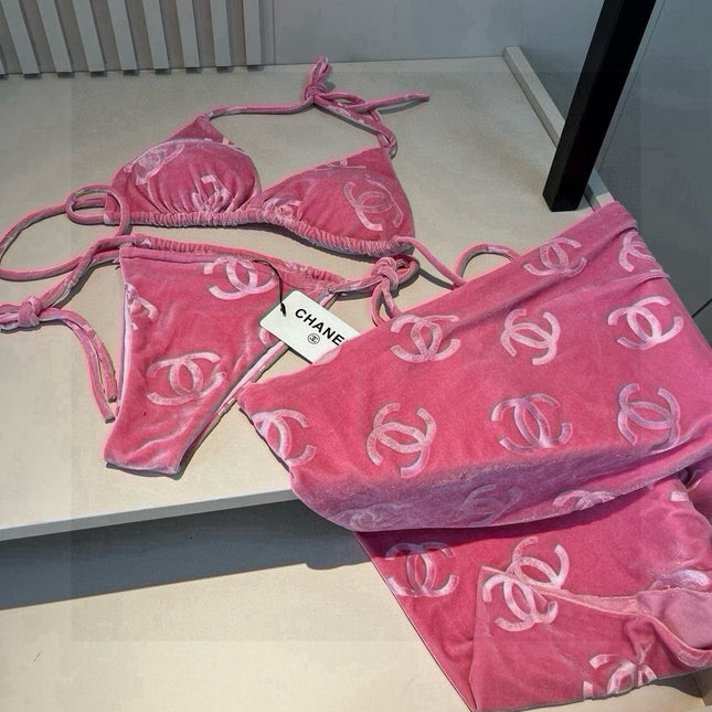CC BIKINI SWIMSUIT SET IN PINK 624523