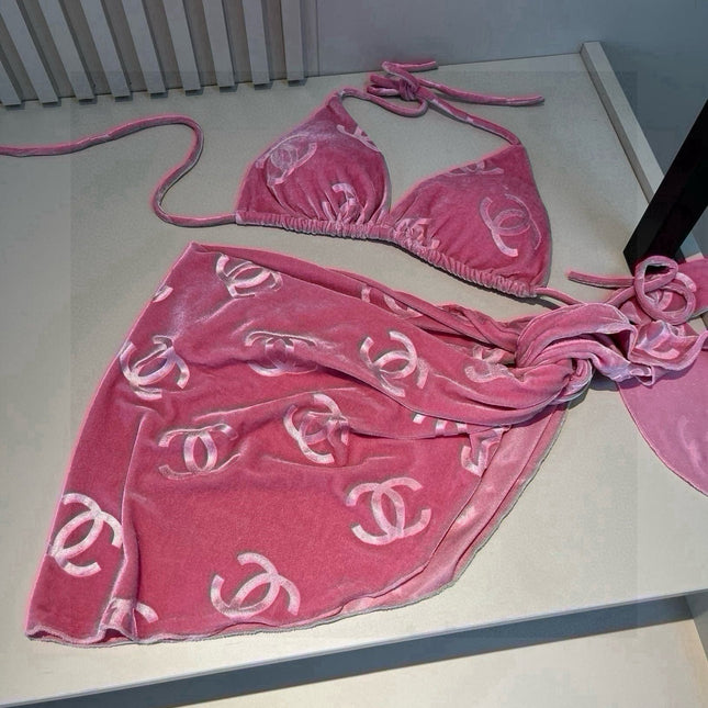 CC BIKINI SWIMSUIT SET IN PINK 624523