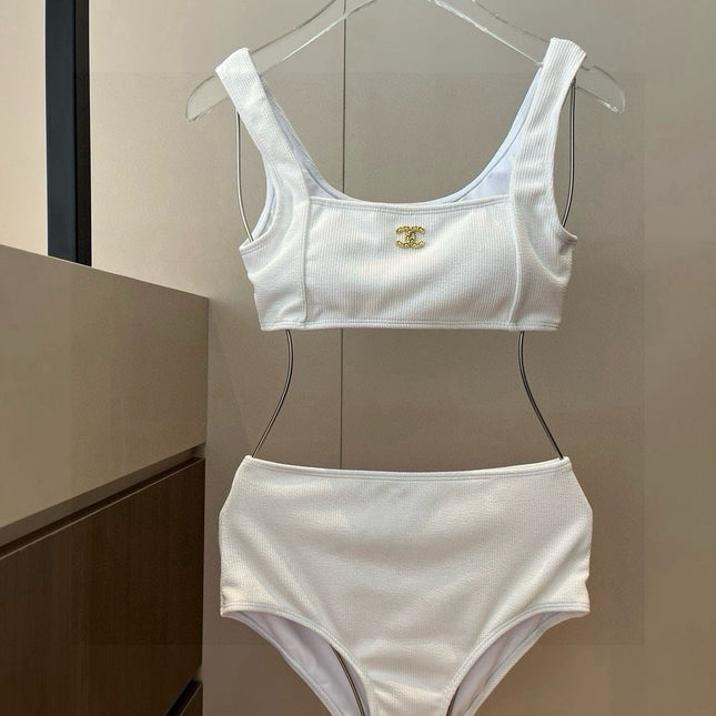 CC BIKINI SWIMSUIT SET IN WHITE 629244