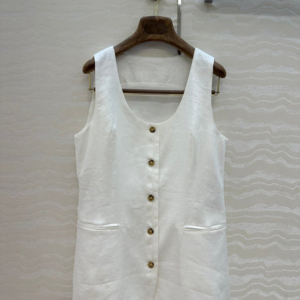 LP SLEEVELESS LINEN BLAZER 272243