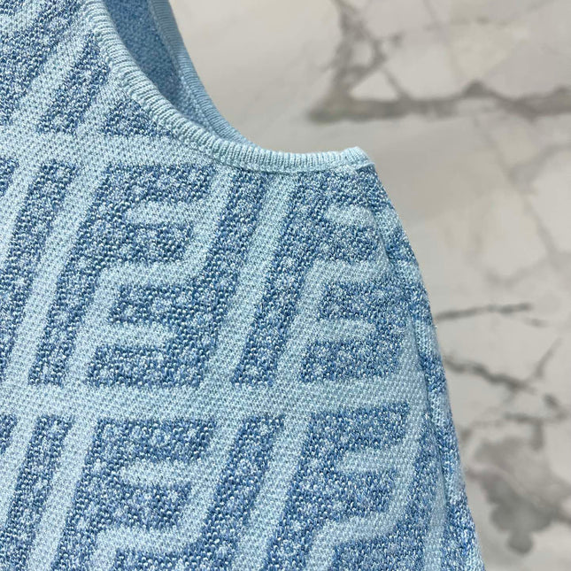 FEND 25S JACQUARD KNIT VEST 264229