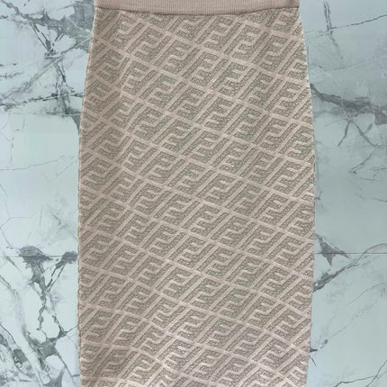 FEND 25S JACQUARD KNIT DRESS 264022