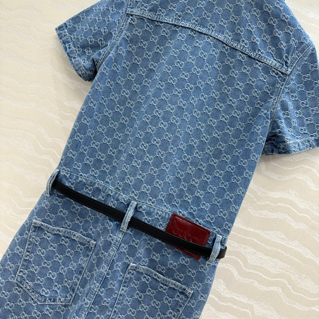 GUCCI DENIM JUMPSUIT STYLE 93