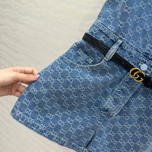 GUCCI DENIM JUMPSUIT STYLE 93