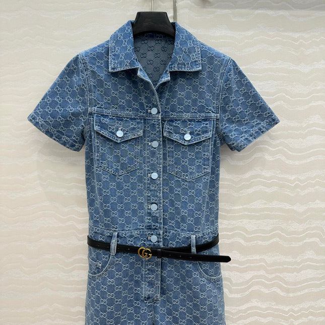 GUCCI DENIM JUMPSUIT STYLE 93