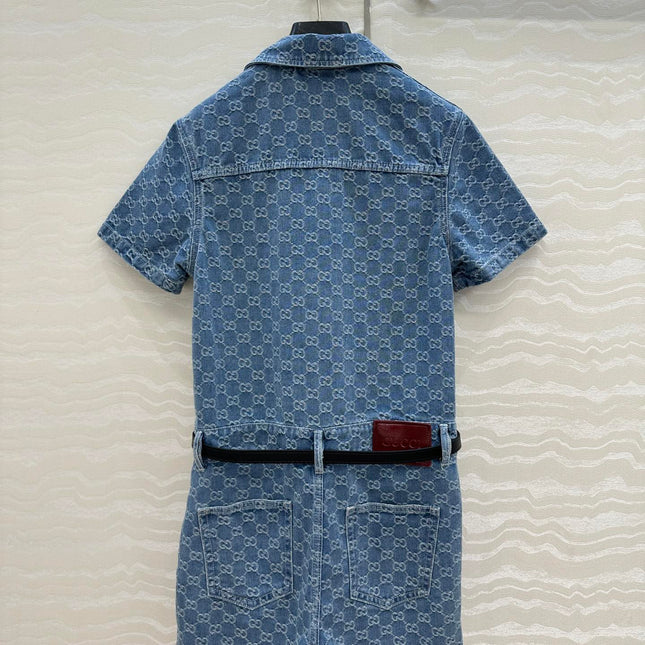 GUCCI DENIM JUMPSUIT STYLE 93