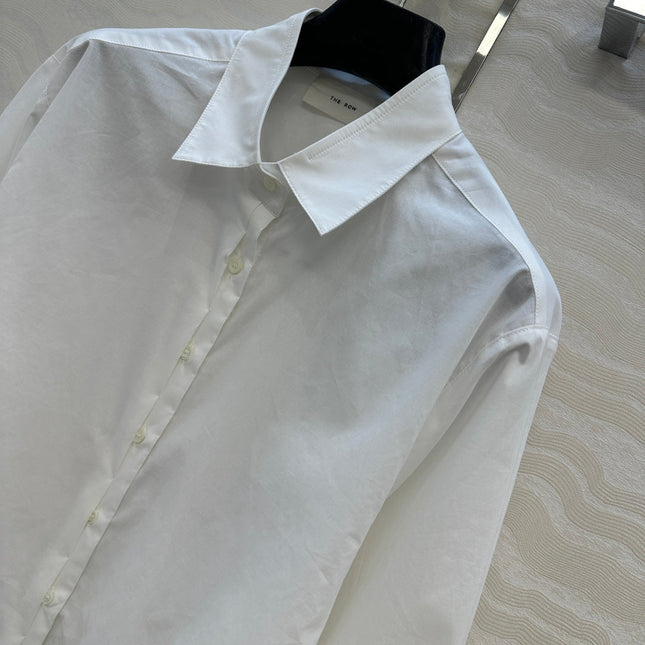 THE ROW CLASSIC WHITE COTTON SHIRT