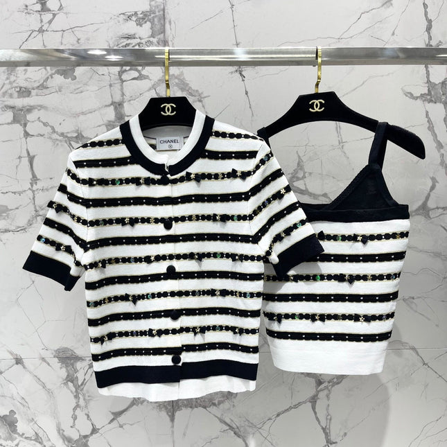 CHANEL 25S SHORT-SLEEVE CARDIGAN STYLE 106