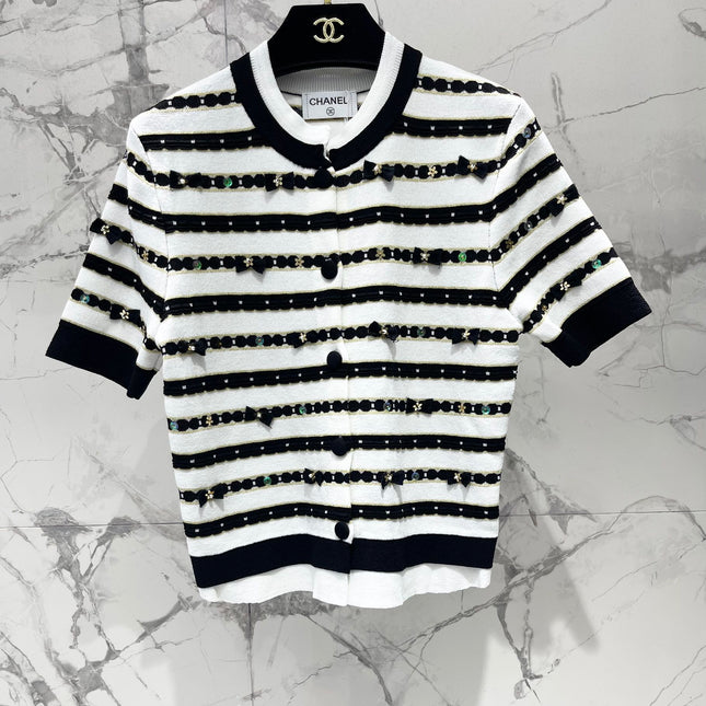 CHANEL 25S SHORT-SLEEVE CARDIGAN STYLE 106