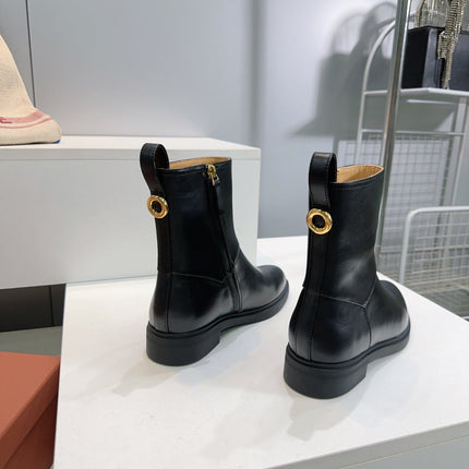 LP 25S KILDA ANKLE BOOT IN BLACK CALFSKIN