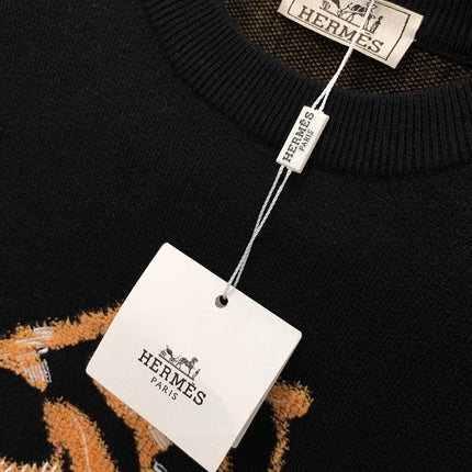 HERMES 25S LONG-SLEEVE CREW NECK SWEATER 316