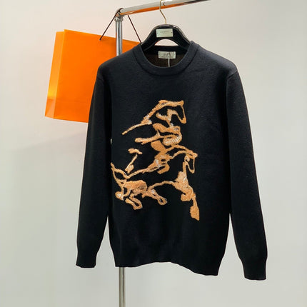 HERMES 25S LONG-SLEEVE CREW NECK SWEATER 316