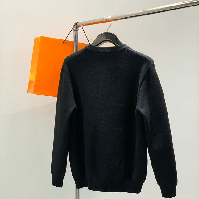 HERMES 25S LONG-SLEEVE CREW NECK SWEATER 316