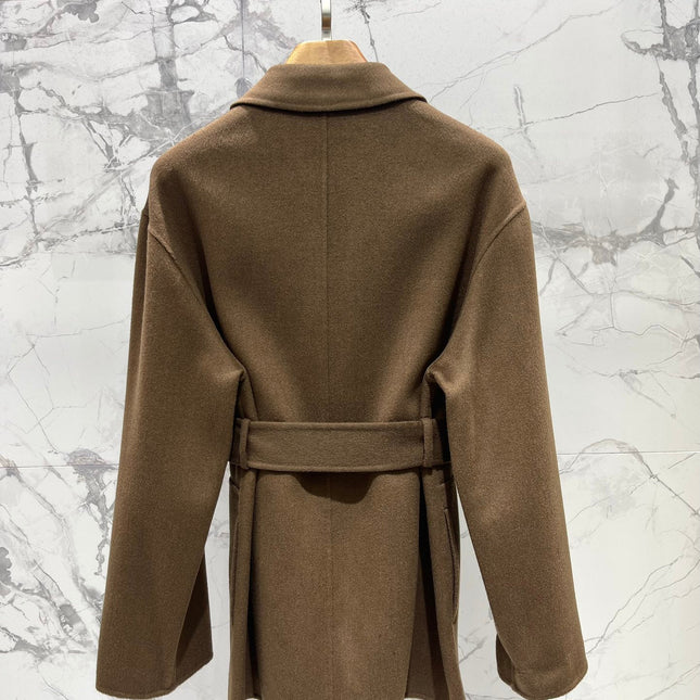 HERMES 25S MID-LENGTH CASHMERE COAT 286